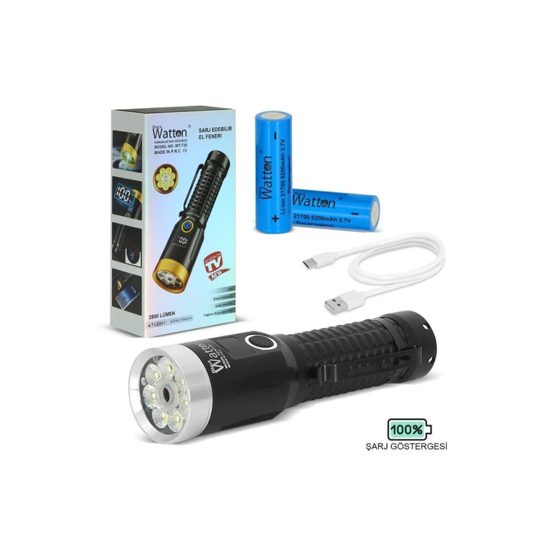 Watton wt-735 lazer el feneri