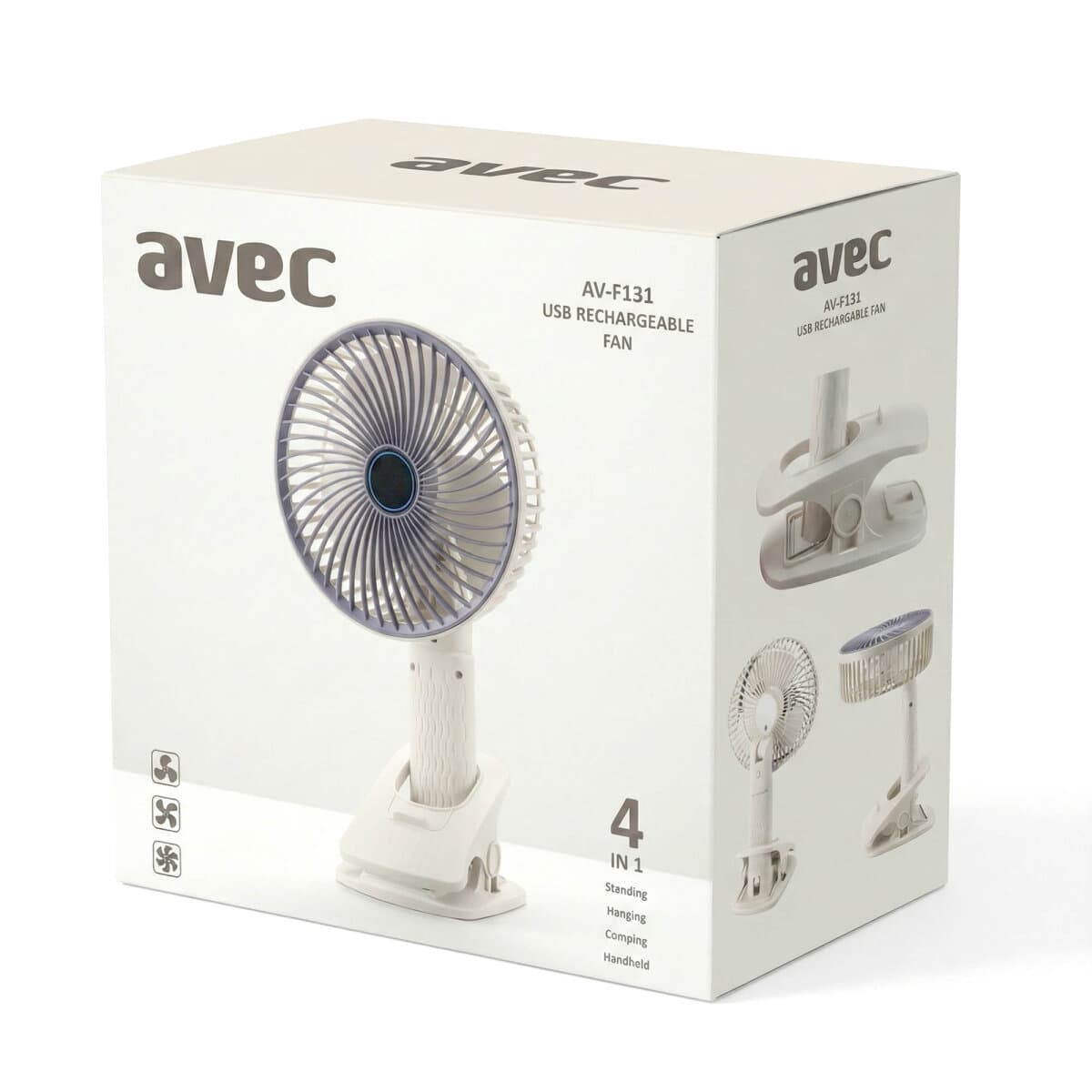 AVEC AV-F131 USB ŞARJLI FAN